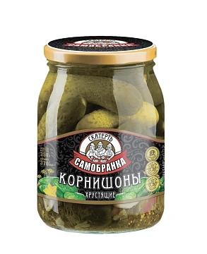 Корнишоны Скатерть-Самобранка маринованные, 350г