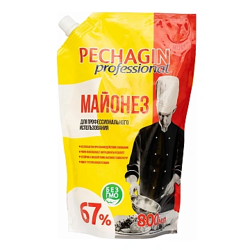 Майонез Pechagin Professional 67%, 800мл
