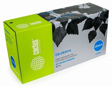 Картридж лазерный Cactus CS-CE341A голубой