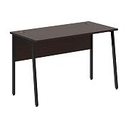 Стол прямой СП-2.1P Венге Магия/Черный 1200х608х755 IMAGO PLUS