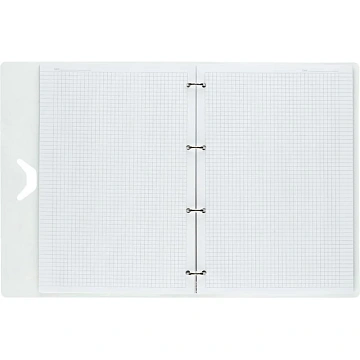 Бизнес-тетрадь А4,120л кольц/смен.бл,кл.Attache Selection Fluid Бирюзовый