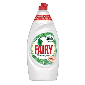 Средство для мытья посуды, 900 мл, FAIRY (Фейри) Нежные руки 'Чайное дерево и мята'