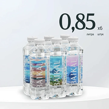 Вода питьевая Baikal 430 без газа, 850мл, ПЭТ