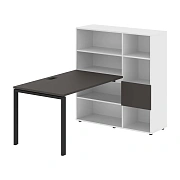 Рабочая станция EURST 1213 Мокко/Черный 1790х1250х1355 EDIS