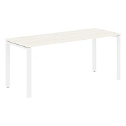 Стол прямой EUST 1767 Ясень Траун/Белый 1760х670х750 EDIS
