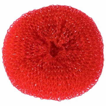 Губки (мочалки) пластиковые, сетчатые, 3х7 г, КОМПЛЕКТ 3 шт., для посуды, гриля, плиты, LAIMA, 60310