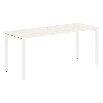 Стол прямой EUST 1767 Ясень Траун/Белый 1760х670х750 EDIS