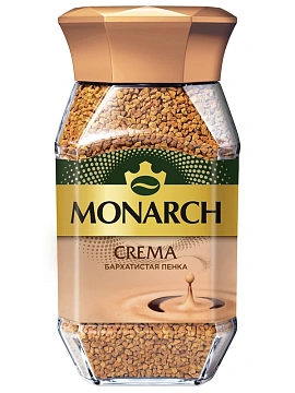 Кофе Monarch Crema растворимый, 95г