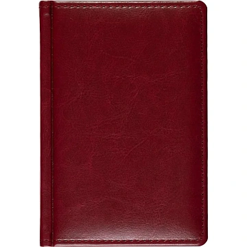 Ежедневник недатированный бордо, А6,100x150, 320стр, Agenda