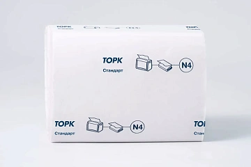 Диспенсерные салфетки Tellus (tork) Xpressnap N4 16x23см, белые, 2 слоя, 200шт, 10844 (10840)