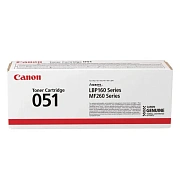 Картридж лазерный CANON (051) i-SENSYS LBP162dw/MF264dw/267dw/269dw, ресурс 1700 страниц, оригинальн