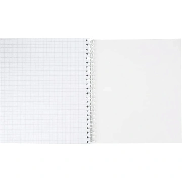 Бизнес-тетрадь Цветы А5 96л,клетка,обл. мел,картон, спираль,гол