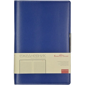Ежедневник недатированный А5 METROPOL (СИНИЙ)3-491/01