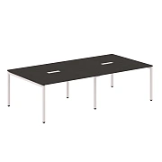 Конференц - стол XSCT 2714 Дуб Юкон Модерн/Алюминий 2764х1406х750 XTEN-S