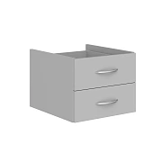 Тумба подвесная с 2-мя ящиками SC-2V.1 Серый 403х446х323 SIMPLE