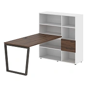 Рабочая станция EVRST 1215 Дуб Денвер тёмный/Мокко 1990х1250х1355 EDIS