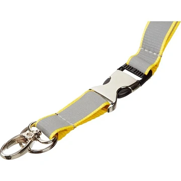 Держатель для бейджа Держатель  для бейджа светоотражающий с карабином и кольцом