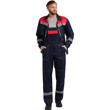 Костюм лет муж (куртка, пк) л20 син/крас 96-100/170-176 (Арсенал-СП)