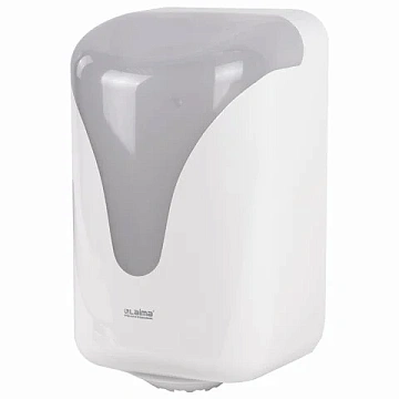 Диспенсер для полотенец с центральной вытяжкой EXTRA LAIMA PROFESSIONAL, (M1/M2), белый, ABS, 607766