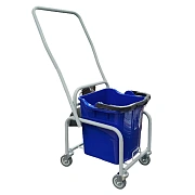 Тележка уборочная Eco-Force 1x25л, без отжима, ведро синее, 21EF/3