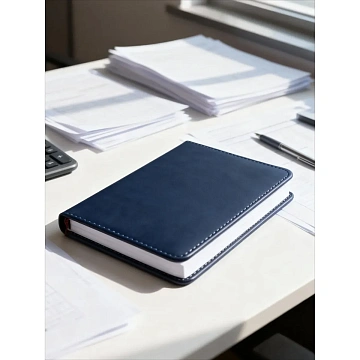 Ежедневник недатированный А5 Sidney Nebraska, син,сер.обрез,272стр 3-128/12