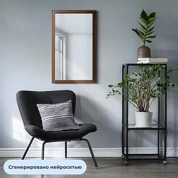 Зеркало KD_ настенное 1801 ОР-1.600х1000 орех