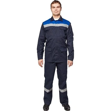 Костюм лет муж (куртка, бр) л05 син/вас 104-108/158-164 (Арсенал-СП)