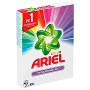 Порошок стиральный Ariel Аква Пудра Color автомат 450гр д/цветного белья