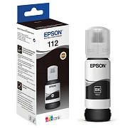 Чернила EPSON 112 (C13T06C14A) для СНПЧ EPSON L11160 /L15150 /L15160 /L6550/L6570, черные, ОРИГИНАЛЬ