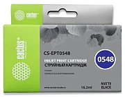 Картридж струйный Cactus CS-EPT0548 T0548 черный матовый (16.2мл) для Epson Stylus Photo R800/R1800