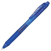 Ручка гелевая автоматическая Ручка гелевая PENTEL BL107C EnerGel Rec авт. рез.манжет.0,3мм синий ЭКО