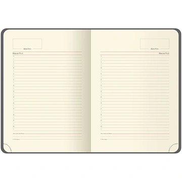 Ежедневник недатированный, А5, 136л., кожзам, OfficeSpace 'Pattern', бежевый