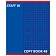 Тетрадь А5, 48 л., STAFF, скоба, клетка, офсет №2 ЭКОНОМ, обложка картон, 'ОДИН ЦВЕТ' (точки), 40278