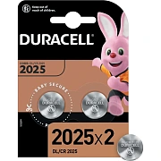 Батарейка DURACELL CR2025 литий бл/2шт