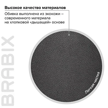 Кресло офисное BRABIX PREMIUM 'Work EX-513', экокожа, черное, 531943