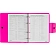Ежедневник недатированный ATTACHE Digital розовый,А5, 272стр., на кольцах
