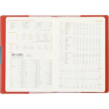 Ежедневник недатированный А5 METROPOL (КРАСНЫЙ)3-491/02