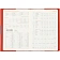 Ежедневник недатированный А5  METROPOL  (КРАСНЫЙ)3-491/02