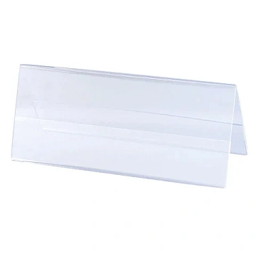 Табличка информационная, 210х80 мм (домик), настольная, двусторонняя, оргстекло, в защитной плёнке,