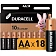Батарейка Duracell AA LR06, 1.5В, алкалиновая, 18шт/уп