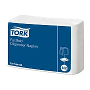 Диспенсерные салфетки Tork Universal N2, 10933, 1 слой, 300шт, белые