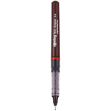 Ручка капиллярная Rotring 'Tikky Graphic' черная, 0,4мм