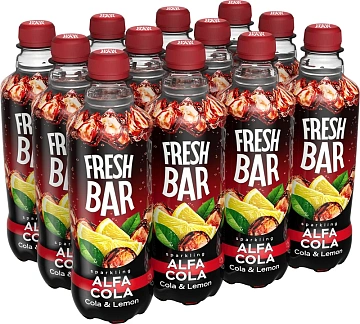 Напиток газированный Fresh Bar Кола-лимон, 480мл