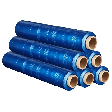 Стрейч-пленка втор.сыр. для ручн.уп 23мкм 50 см 190м 2кг нетто синяя