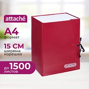 Папка архивная складная ATTACHE,150 мм,красн