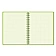Бизнес-тетрадь А5,96л,кл,спир,пластик,тон.бл. Attache Bright colours Лайм