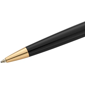 Ручка шариковая WATERMAN HEMISPHERE  черн лак с позол,лин.сред,син S0920670