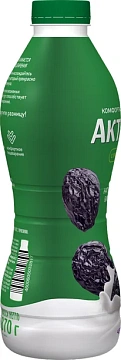 Йогурт питьевой Актибио чернослив 1.5%, 870г