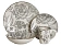 Тарелка десертная Royal Garden Beige Flowers, 20см