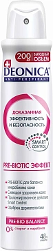 Антиперспирант Deonica Prebiotic эффект аэрозольный, 200мл